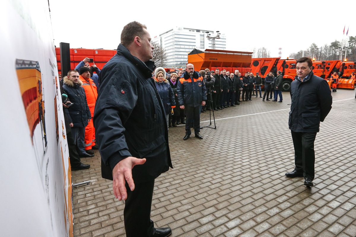 Андрей Воробьев губернатор московской области - Автопарк расширяется: подмосковные коммунальщики получили новые КАМАЗы